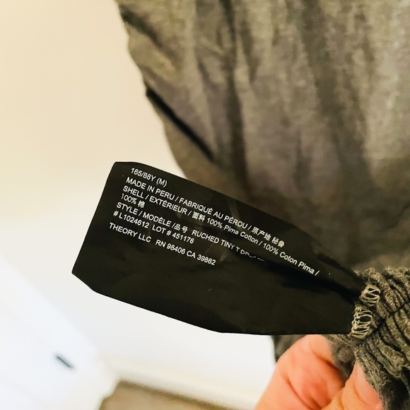 Theory Gray Mini Dress - Picture 5 of 6